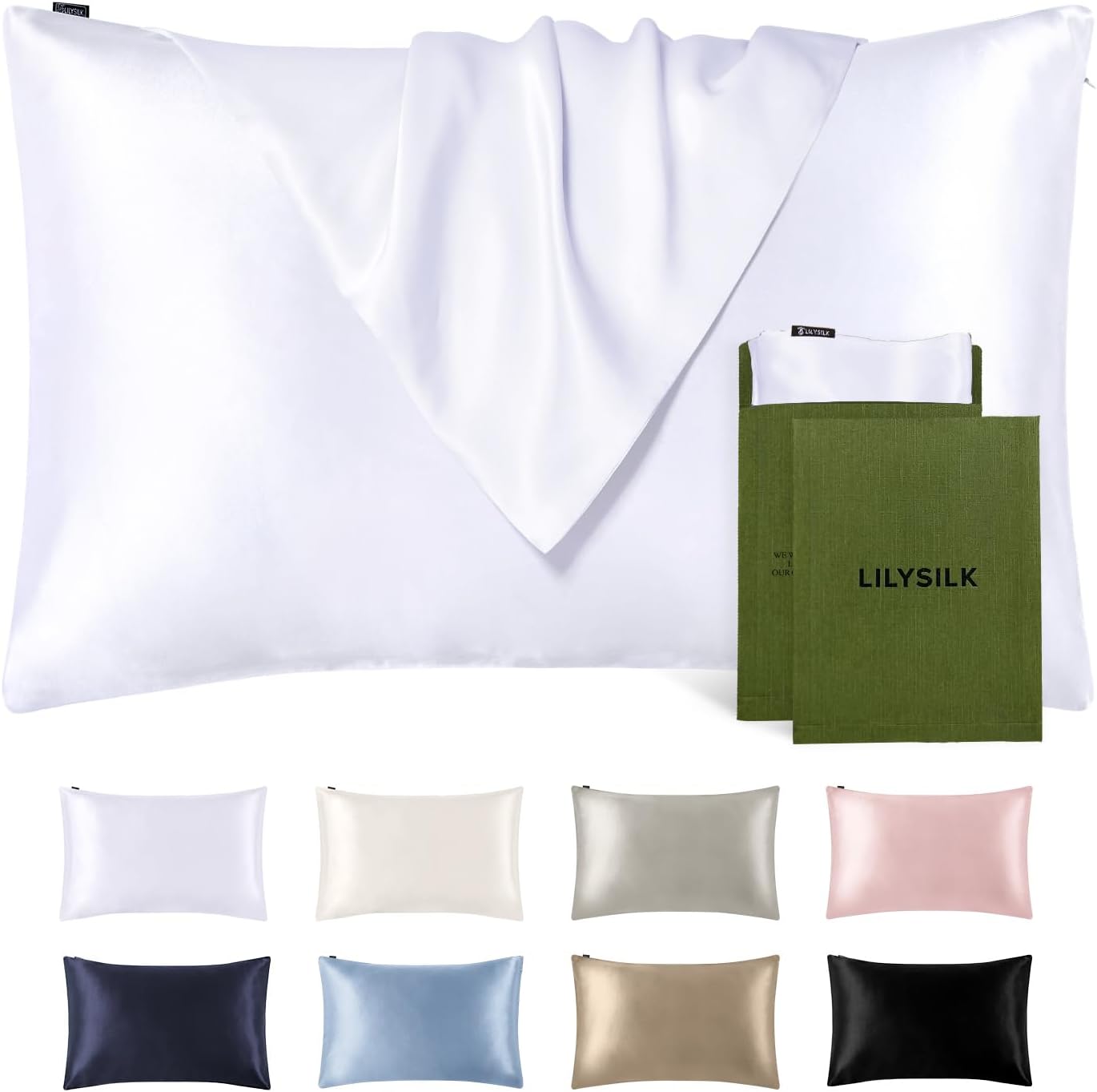 LilySilk mulberry silk pillowcase